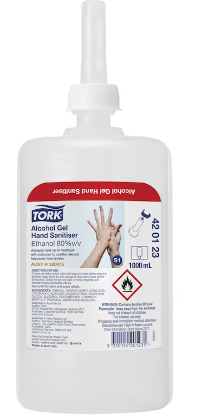 TORK S1 GEL INSTANT HAND SANITISER 1LT (6)