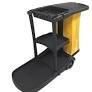 FILTA JANITOR TROLLEY CART PREMIUM - BLACK