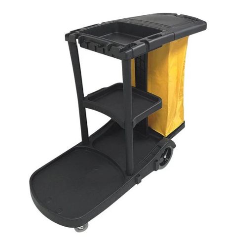 FILTA JANITOR TROLLEY CART PREMIUM - BLACK