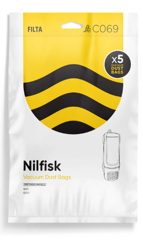 NILFISK GD5-10 VAC BAGS (5)