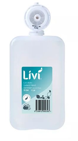 LIVI ACTIV FOAMING HAND SANITSER (6x1L)