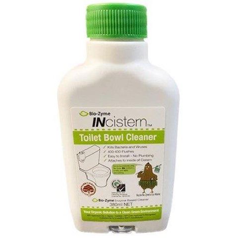BIOZYME IN CISTERN TOILET BOWL CLEANER