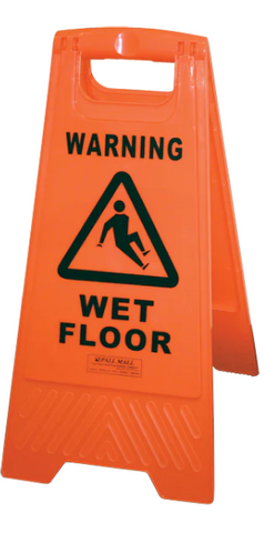 WET FLOOR SIGN ORANGE