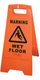 WET FLOOR SIGN ORANGE