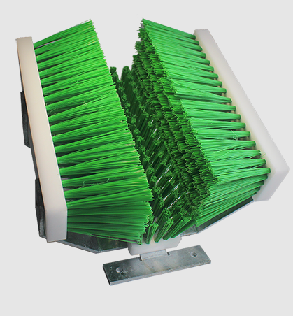 NZBC BOOT CLEANING BRUSH UNIT COMPLETE - GREEN.