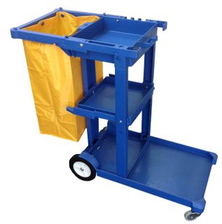 FILTA JANITOR TROLLEY CART - BLUE
