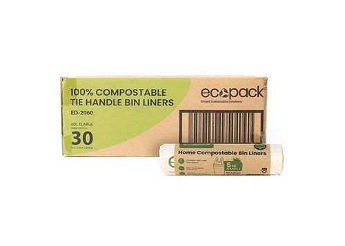 COMPOSTABLE BIN LINER 60L CTN (150)