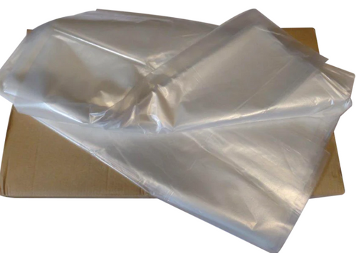 RUBBISH BAG 240LT CLEAR POLY 35MC (4PKx50) (200)