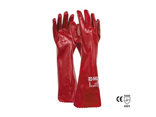 GLOVE PVC HEAVY DUTY (PAIR) 45CM