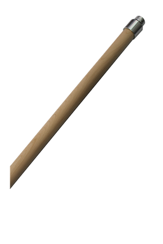 THREADED ALLOY TIP WOODEN HANDLE