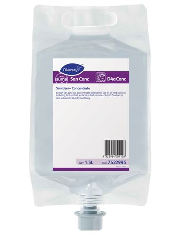 SUMA D4 SANITISER CONC. (4x1.5KG)