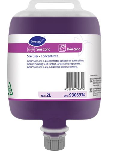 SUMA D4 SANITISER CONC (3x2L)