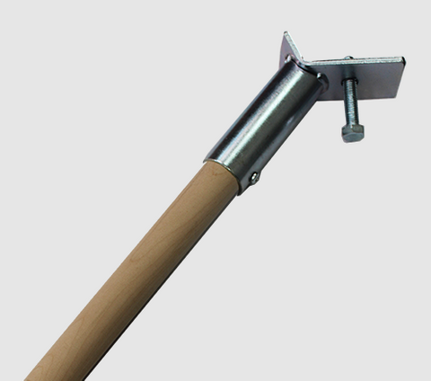 WOODEN HANDLE & BRACKET 28MM x 1.35M