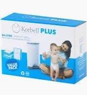 KORBELL PLUS NAPPY DISPOSAL BIN REFILLS