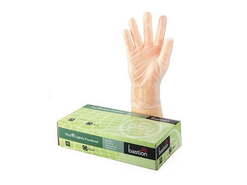 GLOVE VINYL CLEAR P/FREE (100) LGE