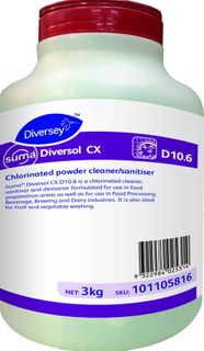 SUMA DIVERSOL CX CLEAN/SANITISE POWDER 3KG