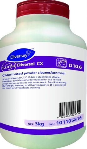 SUMA DIVERSOL CX CLEAN/SANITISE POWDER