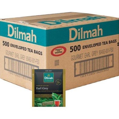 DILMAH EARL GREY ENV. TEA BAGS