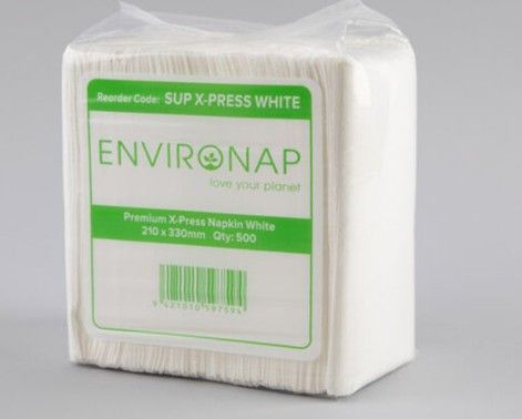 SERVIETTES PREM X-PRESS WHITE (6000)