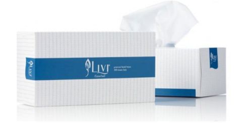 LIVI ESSENTIALS 200 FACIAL TISSUE 2PLY. BOX.