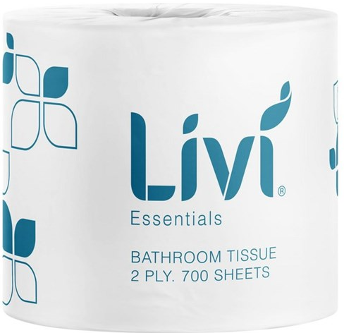 LIVI ESSENTIALS 700 2PLY TOILET ROLLS