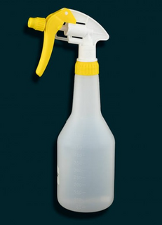 SPRAY BOTTLE C/W TRIGGER YELLOW 750ML