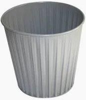 ROUND METAL OFFICE WASTE BIN