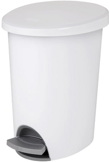 STERILITE STEP ON WASTE BIN 25LT (W)