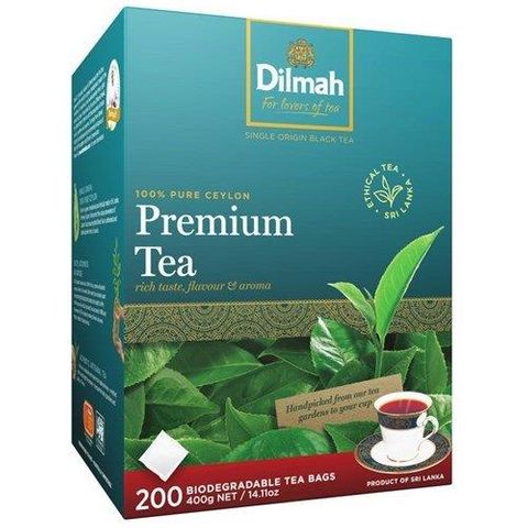 DILMAH CEYLON TEA BAGS (200)