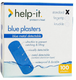 PLASTERS BLUE METAL DET. (100)