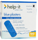 METAL DET. BLUE PLASTERS (100)