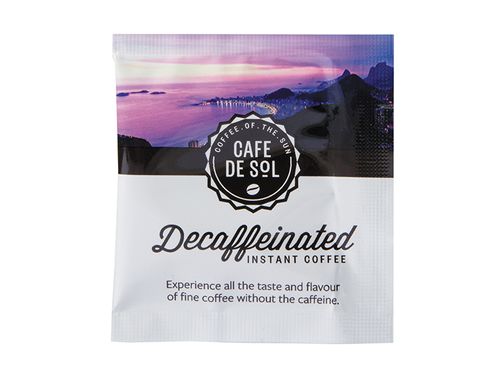 CAFE DE SOL DECAFE COFFEE SACHETS (500)