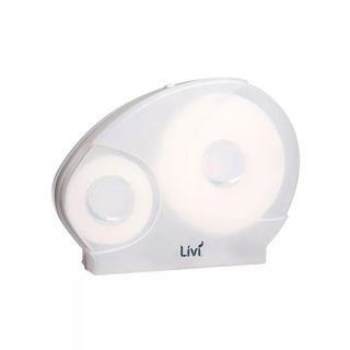 LIVI JUMBO RESERVE T/ROLL DISPENSER - WHITE