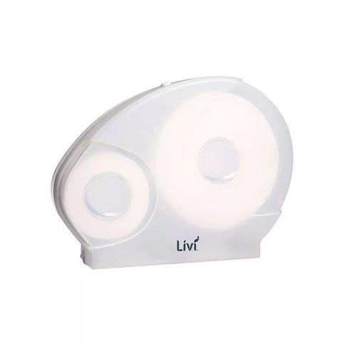 LIVI JUMBO RESERVE T/ROLL DISPENSER - WHITE