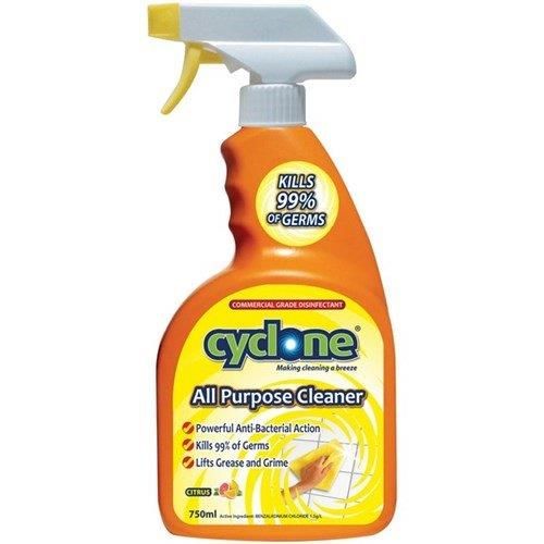 CYCLONE CITRUS SPRAY N WIPE TRIGGER PAK 750ML