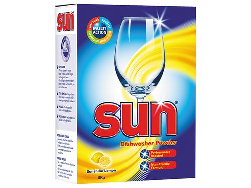 SUN LEMON DISHWASH POWDER 5KG