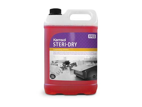 STERI DRY EVAPORATING SANITISER 5L