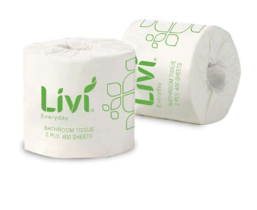 LIVI EVERYDAY 400 2PLY WRAP TOILET ROLLS (48)