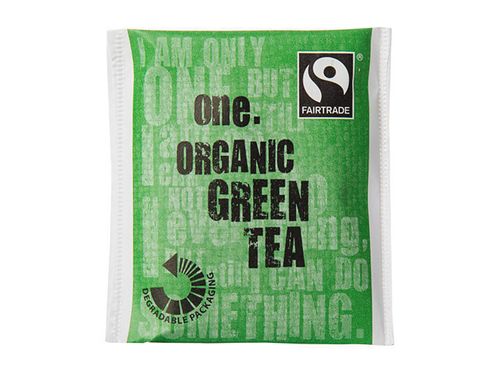 ONE FAIR TRADE GREEN TEA BAGS (200)