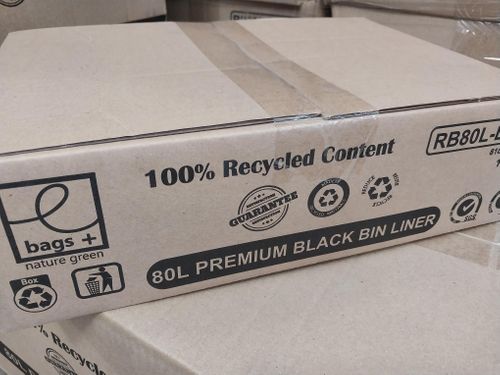 BLACK STAR RUBBISH BAGS 80LT CTN (4x100)