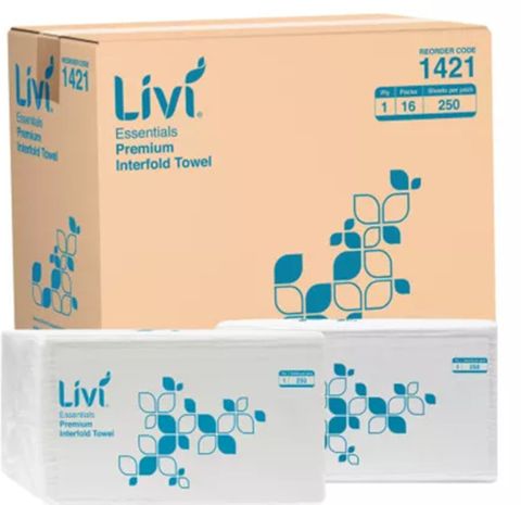 LIVI V- FOLD PREMIUM PAPER TOWELS (4000)