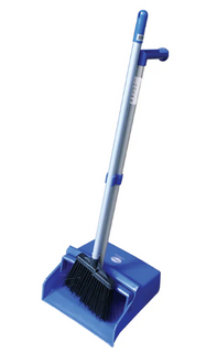 LOBBY PAN & BROOM SET GALA - STIFF (BLUE)