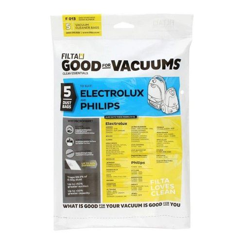 ELECTROLUX OXY/PHILIPS VAC BAGS (5) (71012)