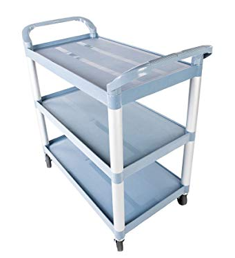 SERVICE/ DINING TROLLEY 3 SHELF SML 85X43X91H