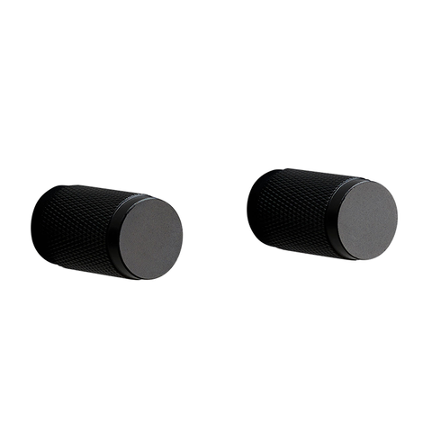 Furniture Knob Set Cross BL