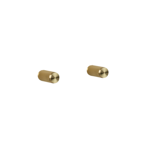 B+P Linear Knob Brass Set of 2