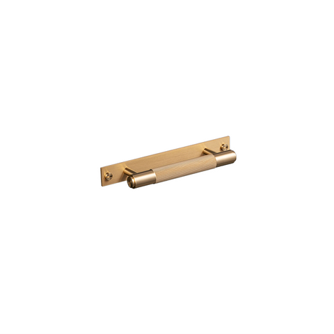 B+P Cross Plate Pull Bar 200 Brass