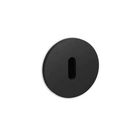 B+P Cylinder Escutcheon Black