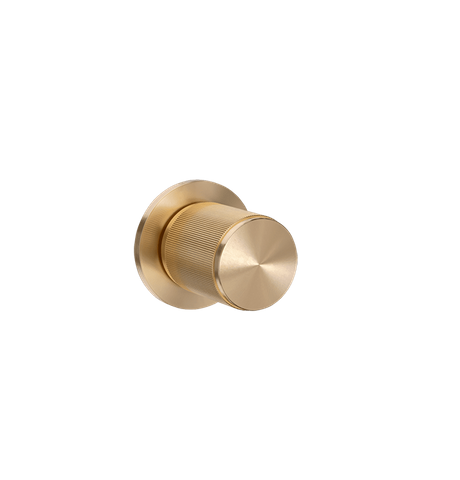 B+P Linear Door Knob Brass