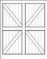 Interior Barn Door Arrow Double